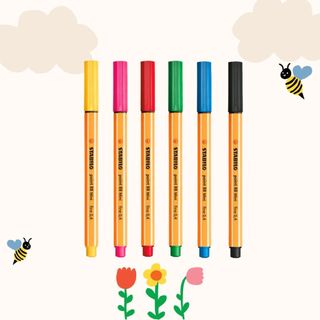 STABILO Point 88 Mini ปากกาสีหมึกน้ำ หัวเข็ม Fibre-Tip Pen จำนวน 1 ด้าม