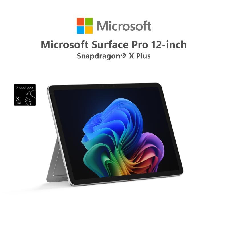 Surface Pro 12-inch Snapdragon X Plus/16GB/256GB Platinum