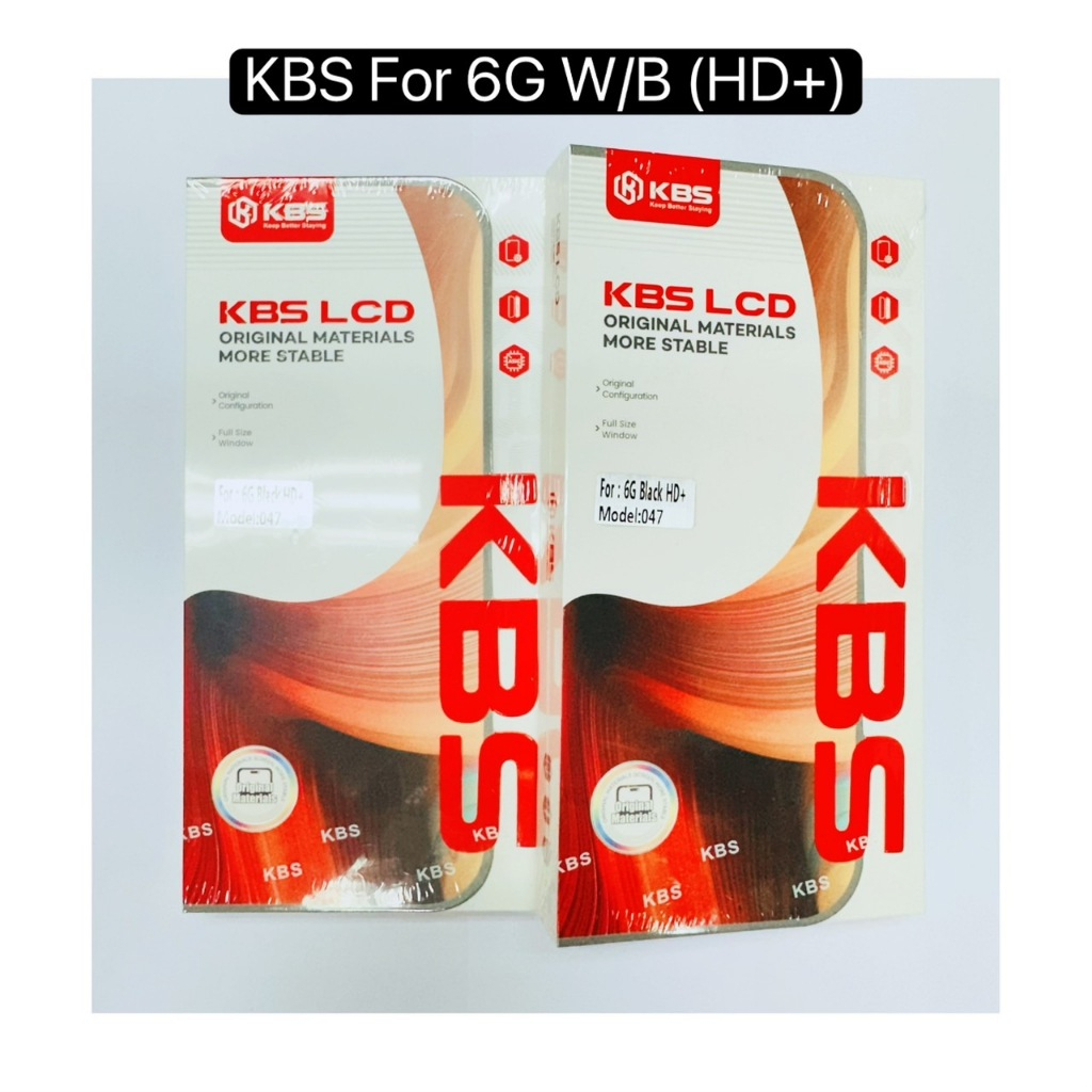 หน้าจอ KBS LCD สำหรับ i6plus/6+ KBS จอ+ทัชกรีน พร้อมฟีมกระจกชุดไขควง