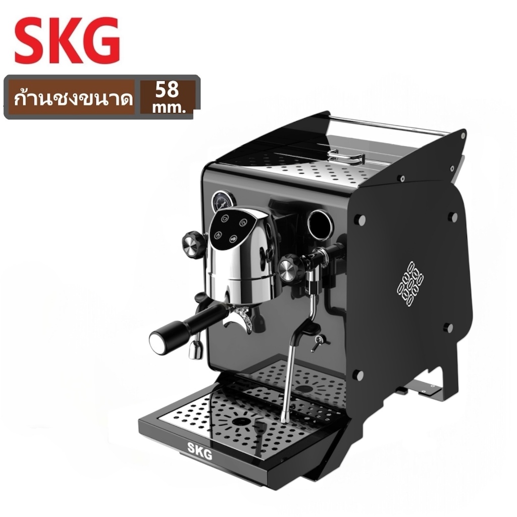 SKG เครื่องชงกาแฟอัตโนมัติ (มีระบบดูดน้ำจากภายนอกเครื่อง) 3000W 1.6 ลิตร รุ่น CRM 3148