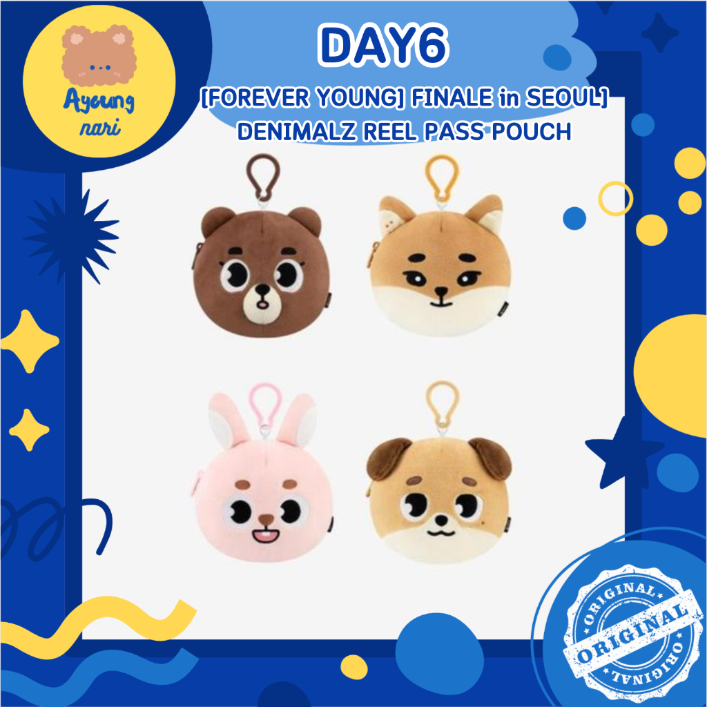 พร้อมส่ง DAY6 - [3RD WORLD TOUR [FOREVER YOUNG] FINALE in SEOUL] DENIMALZ REEL PASS POUCH กระเป๋า ตุ