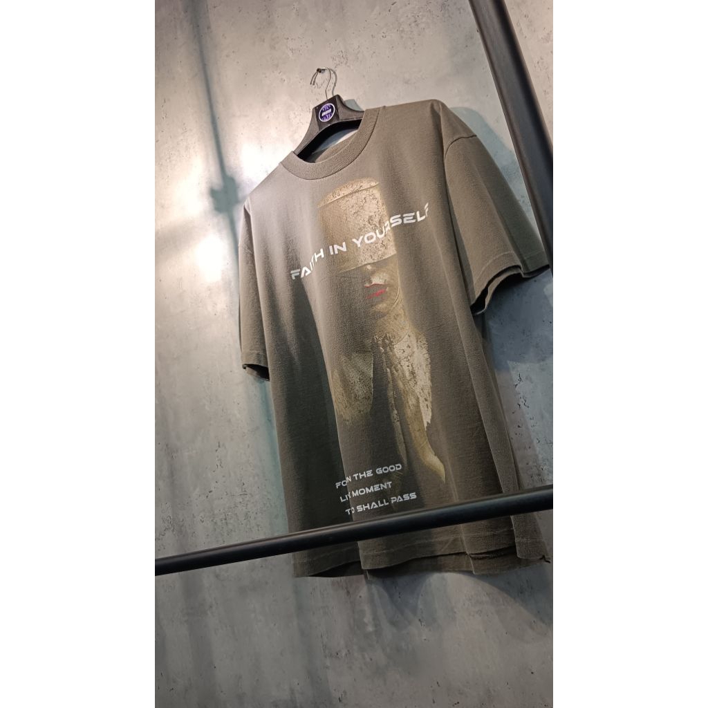 เสื้อยืด FAITH IN YOURSELF เนื้อผ้า PREMIUM COMB no.20 เกรดระดับสูง