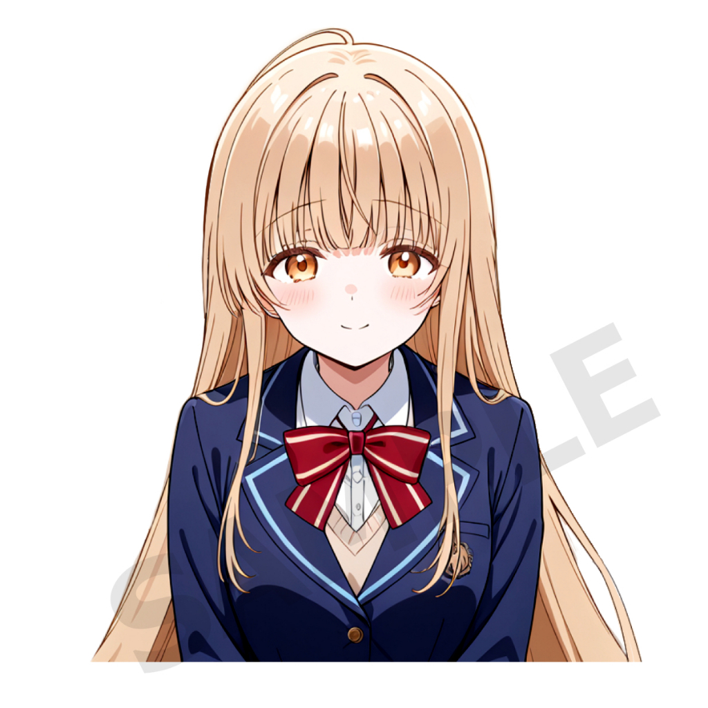 mahiru shiina สติ๊กเกอร์ 2 แผ่น มาฮิรุ ชิอินะ ขาดคุณนางฟ้าข้างห้องไป