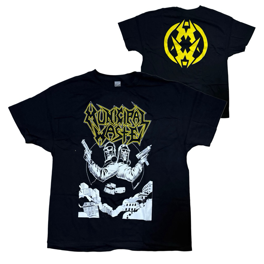 เสื้อวงดนตรี MUNICIPAL WASTE T-SHIRT ลาย Toxic Twins ลิขสิทธิ์ของแท้ USA