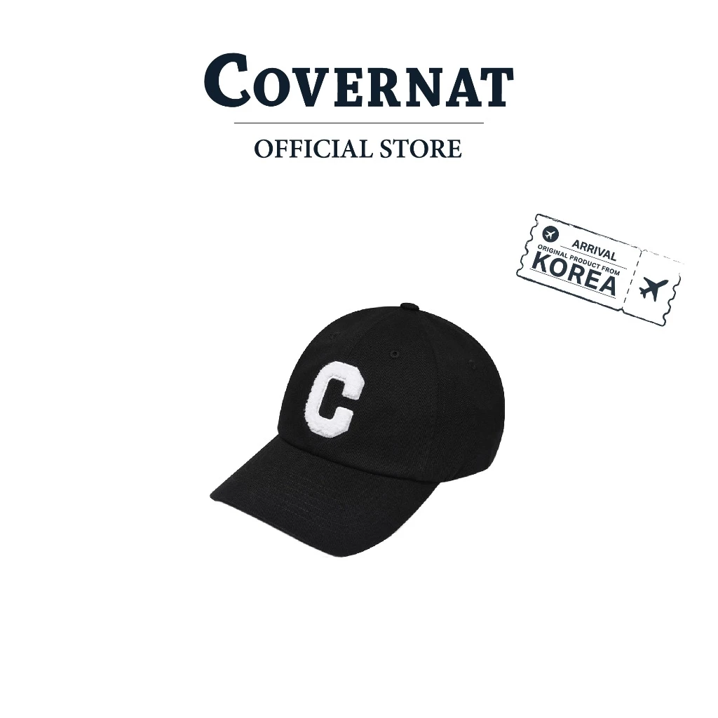 COVERNAT หมวก รุ่น C Logo B.B Cap Black (70064SCLCAU_U6BKXX)