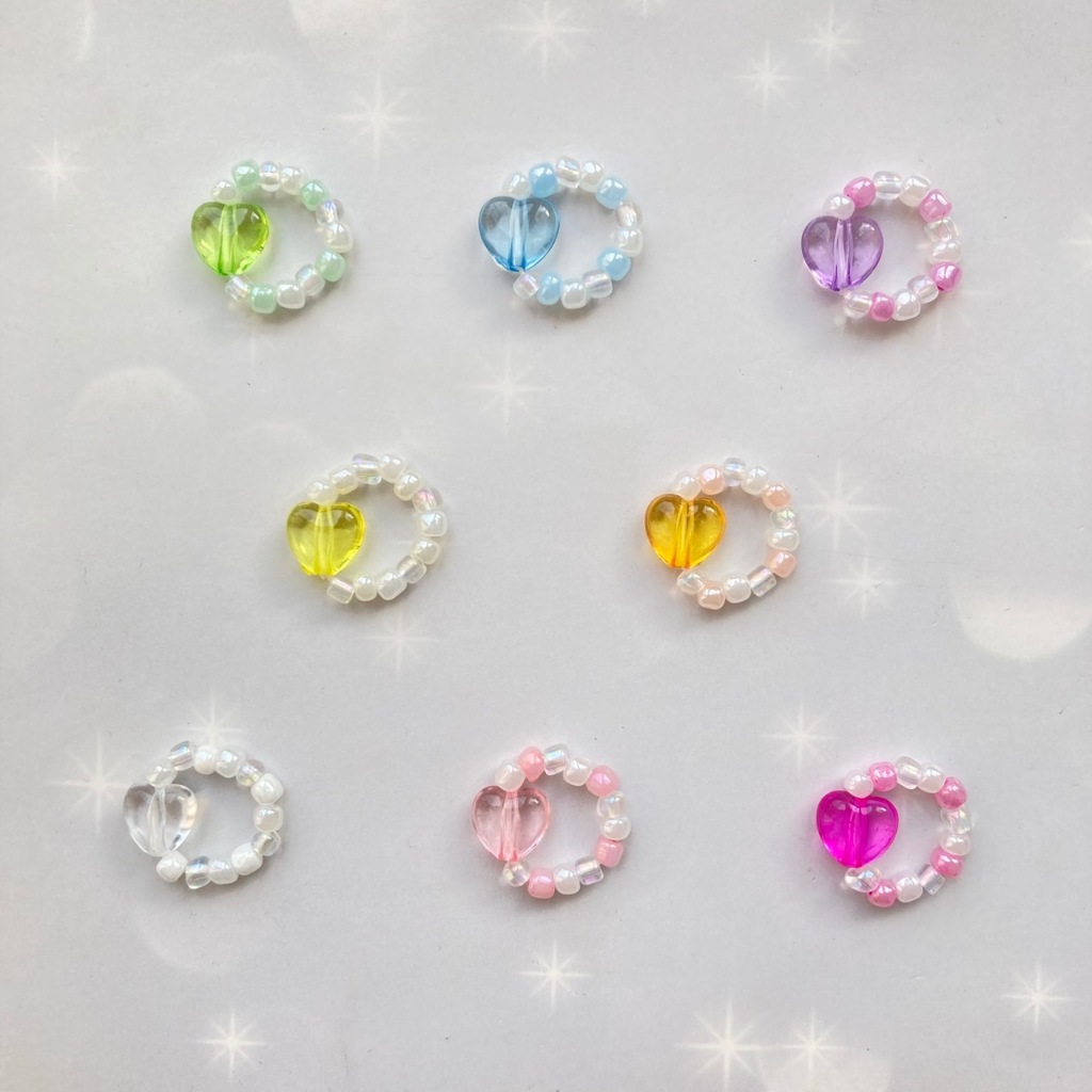 Alyz 💕แหวนรัดสายรองเท้านักเรียน สไตล์เจ้าหญิง น่ารักมาก แหวนลูกปัดรัดรองเท้า - รูปที่ 7