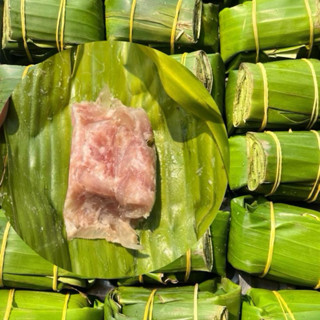 แหนมเปรี้ยว(จิ้นส้ม)10 ห่อ .ป้าแก้ว ของอร่อยที่แม่ใจ พะเยา