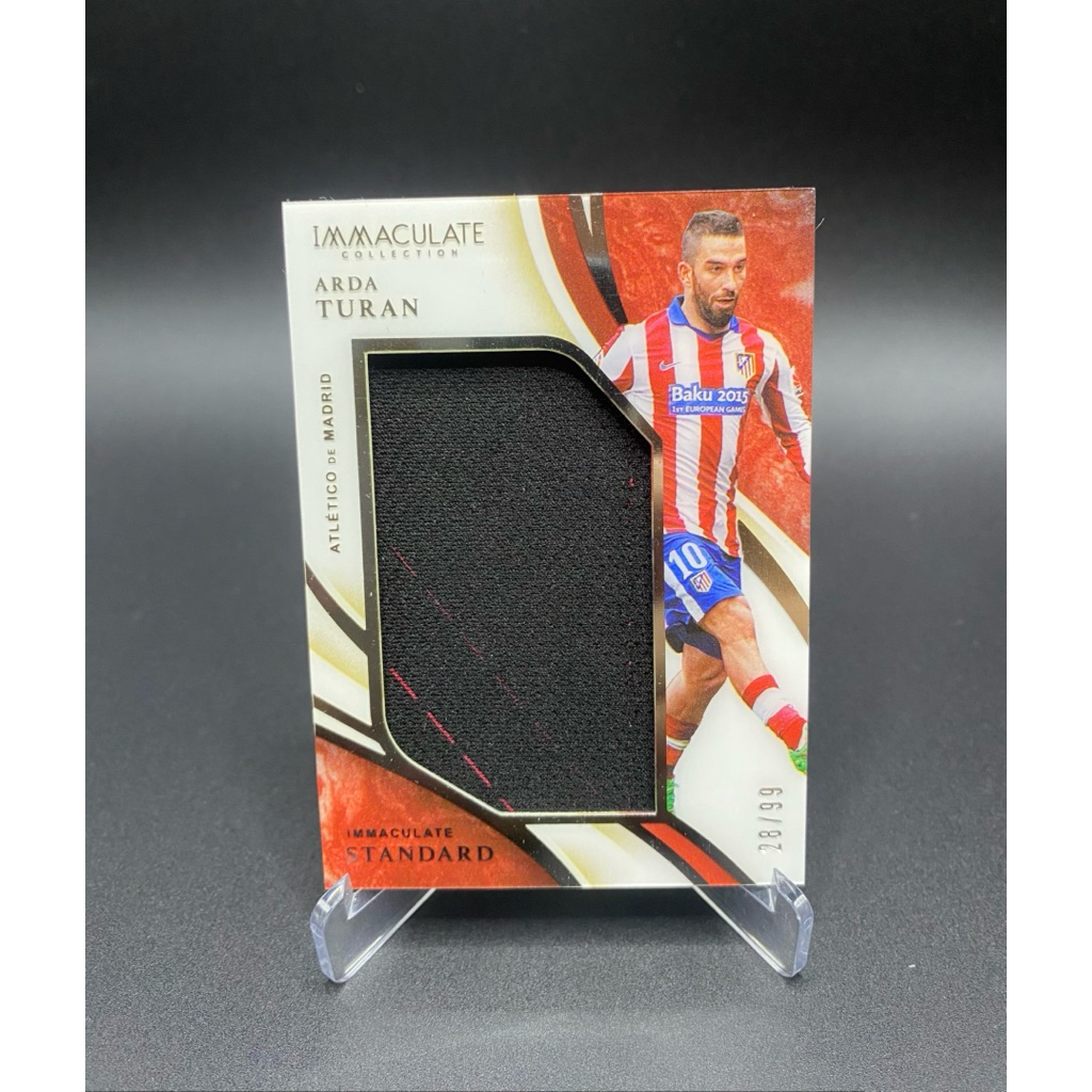 การ์ดฟุตบอล👕ชิ้นส่วนผ้า ARDA TURAN ATLÉTICO DE MADRID /99 2020 PANINI-IMMACULATE COLLECTION SOCCER