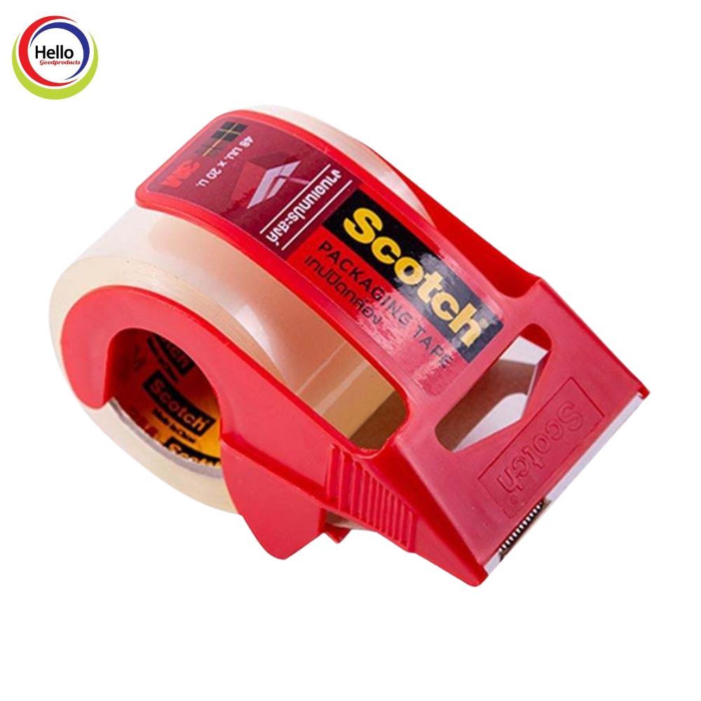 Scotch® 3M เทปปิดกล่อง พร้อมแท่นตัด แกน 1.5 นิ้ว 48mm x 20m (Packaging Tape 132D) เทปใส OPP ราคา ถูกที่สุด ดีลบีเคเค แกลเลอรีภาพที่ 2