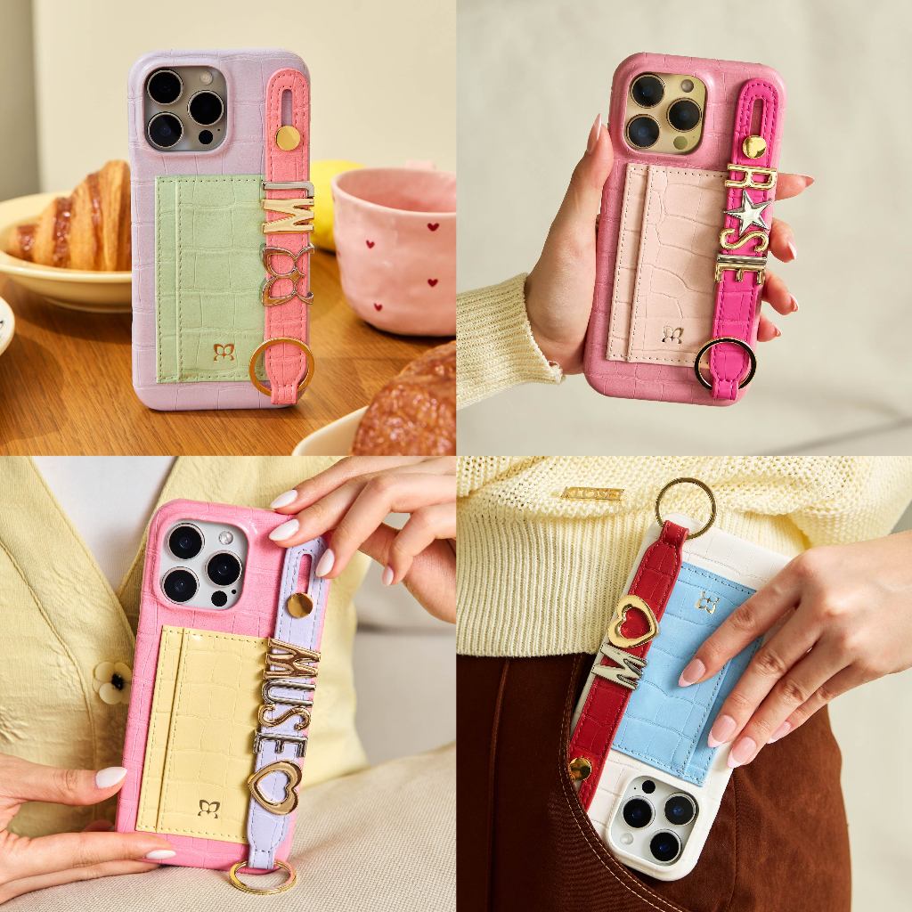 (14 series)MUSE 3Tone Hand Strap Phone Case