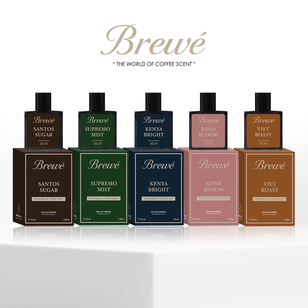 น้ำหอมสกัดจากเม็ดกาแฟ Brewe’ The World of Coffee Scent