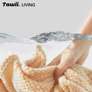 Tawii. ผ้าเช็ดตัว 35*75cm ผ้าขนหนู เนื้อนุ่ม ผ้าเช็ดผม ซับน้ำดีขนไม่หลุด ไมโครไฟเบอร์