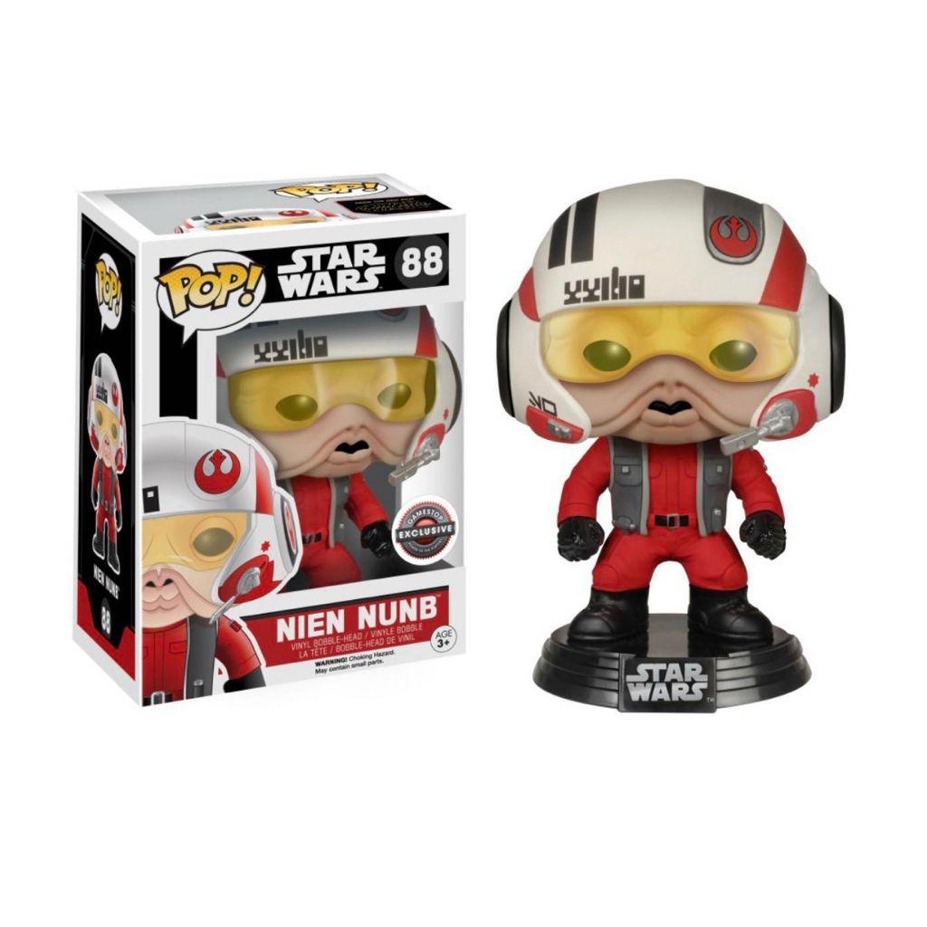 Funko Pop Nien Nunb Star Wars Exclusive 88                 .