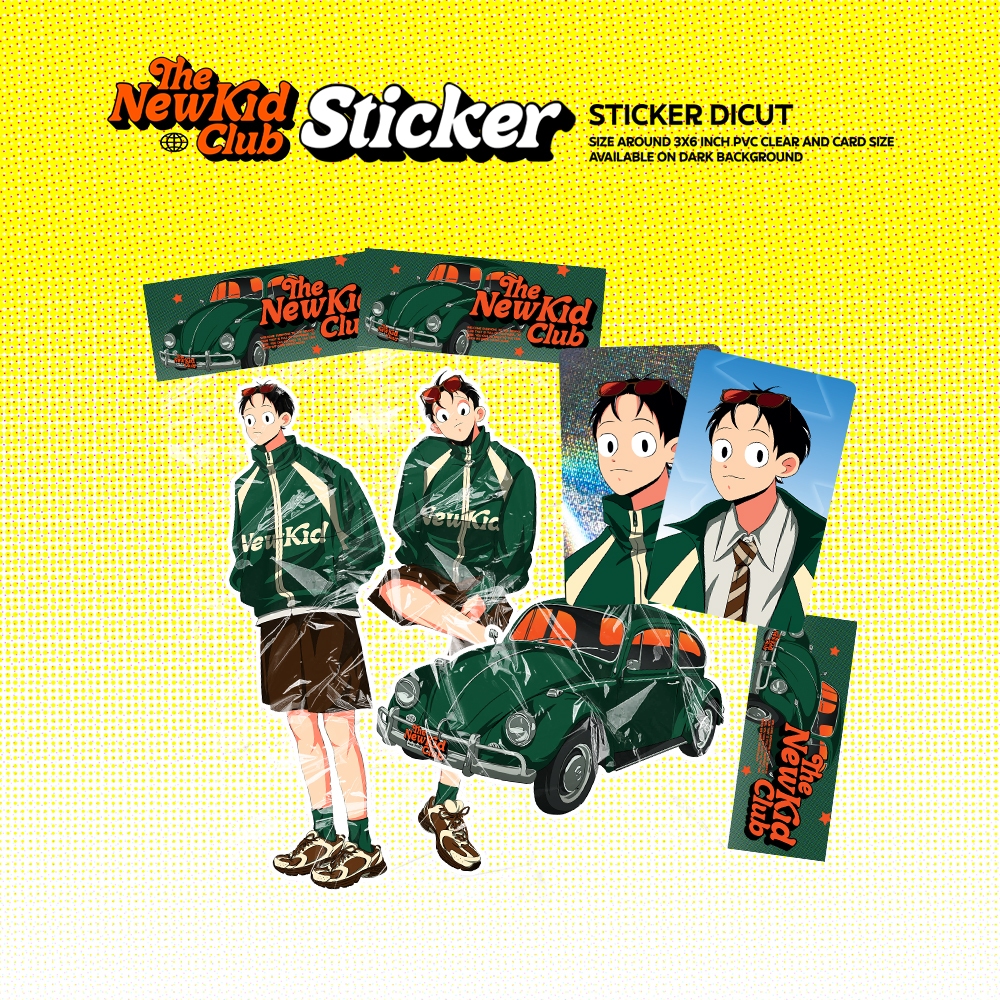 The NewKid Club สติกเกอร์ ไดคัท ตกแต่ง และ สติกเกอร์การ์ด ติดบัตร