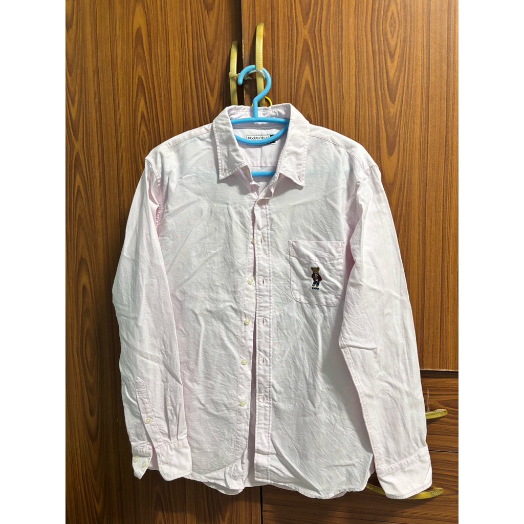 เสื้อเชิ้ตสีชมพูพลาสเทลน่ารักมากของBHPC