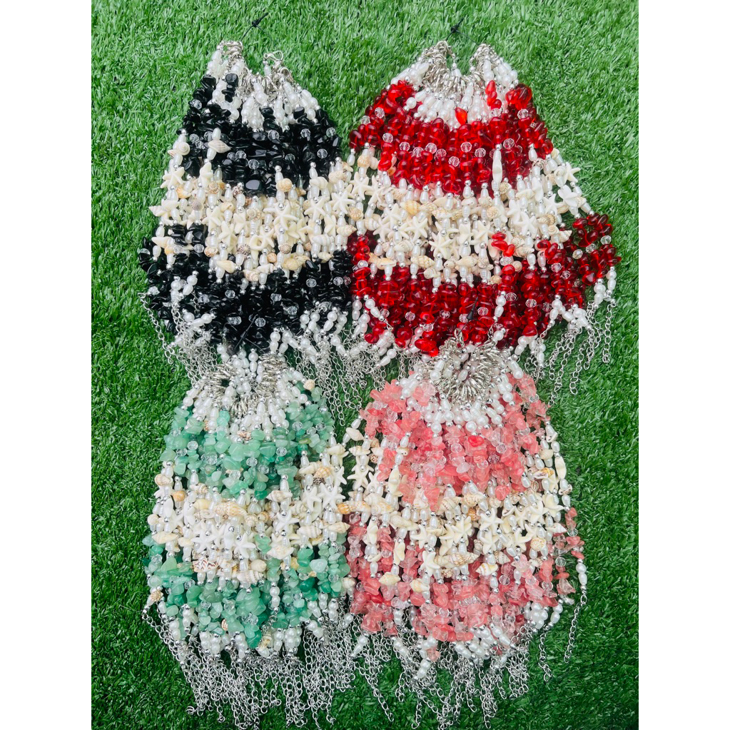 ข้อมือข้อเท้ามุกหินหอยจี้ปลาดาวราคาส่งยกโหล