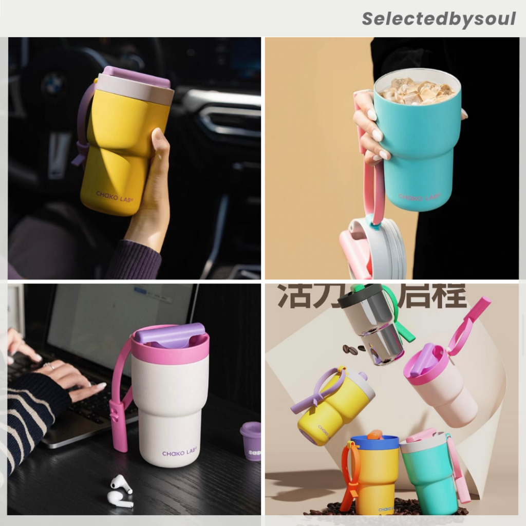 [พร้อมส่ง+แถมแปรง+ส่วนลดโค้มคุ้ม] Chako lab Twist Tumbler รุ่นเซรามิก เก็บความเย็น/ร้อน ของแท้100%