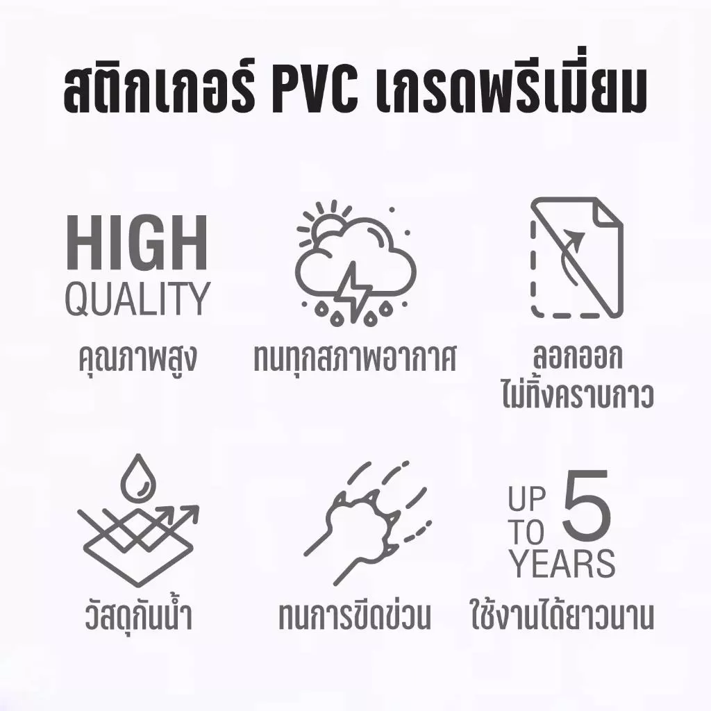 สติกเกอร์ N171 แบรนด์ KFC Star buck PVC กันน้ำ thumbnail 4