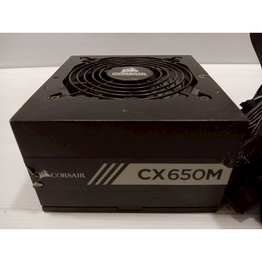 POWER SUPPLY (อุปกรณ์จ่ายไฟ) CORSAIR CX650M (80 PLUS) BRONZE 650W.
