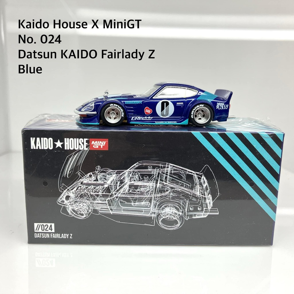 Mini GT No. 024 Datsun KAIDO Fairlady Z Blue