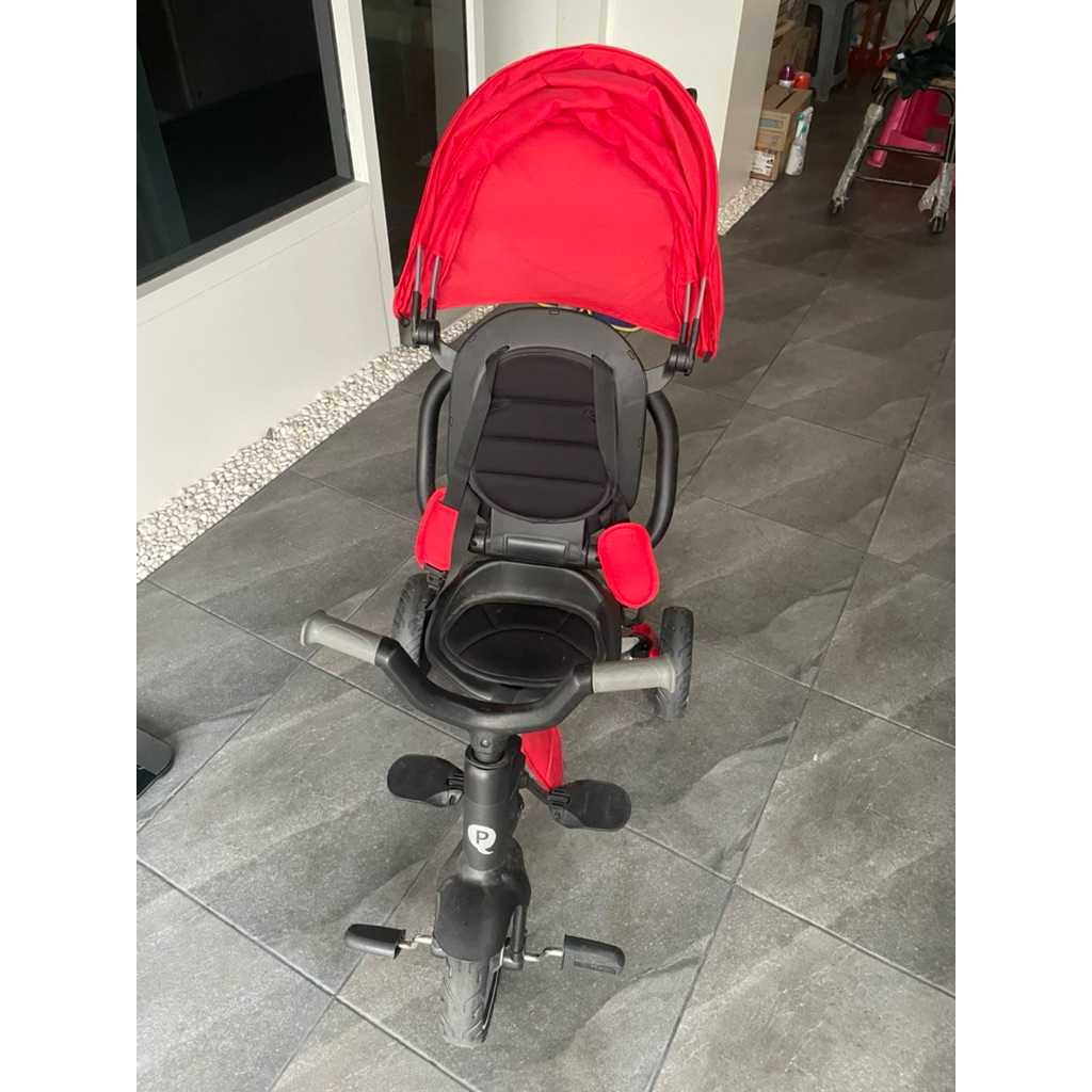 มือสอง-ส่งฟรี- จักรยาน รถเข็นเด็ก 3 ล้อ Qplay Foldable Trike Stroller And Bike ใช้น้อย สภาพดีมาก