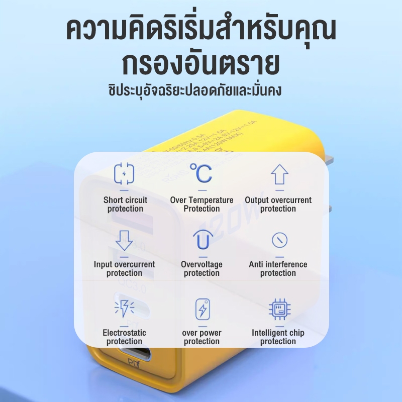 OWIRE ชาร์จเร็วสุด หัวชาร์จ  120W PDสําหรับ i15 14 13 12 Micro USB TYPE-C สายชาร์จ 3 in 1 รูปที่ 5