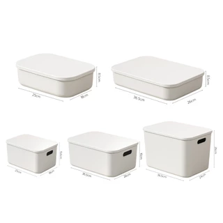 Cheers9 กล่องเก็บของพลาสติก กล่องใส่ของ กล่องเก็บของ storage box เก็บของได้เยอะ เคลื่อนย้ายได้สะดวก
