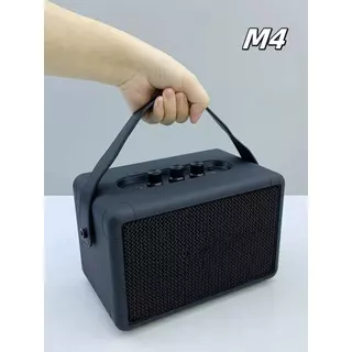 ลำโพงบลูทูธไร้สาย รุ่น M4 เสียงดีมาก เบสแน่น เสียงนุ่ม ดีไซส์สวย ปรับเสียงเบส/แหลมได้