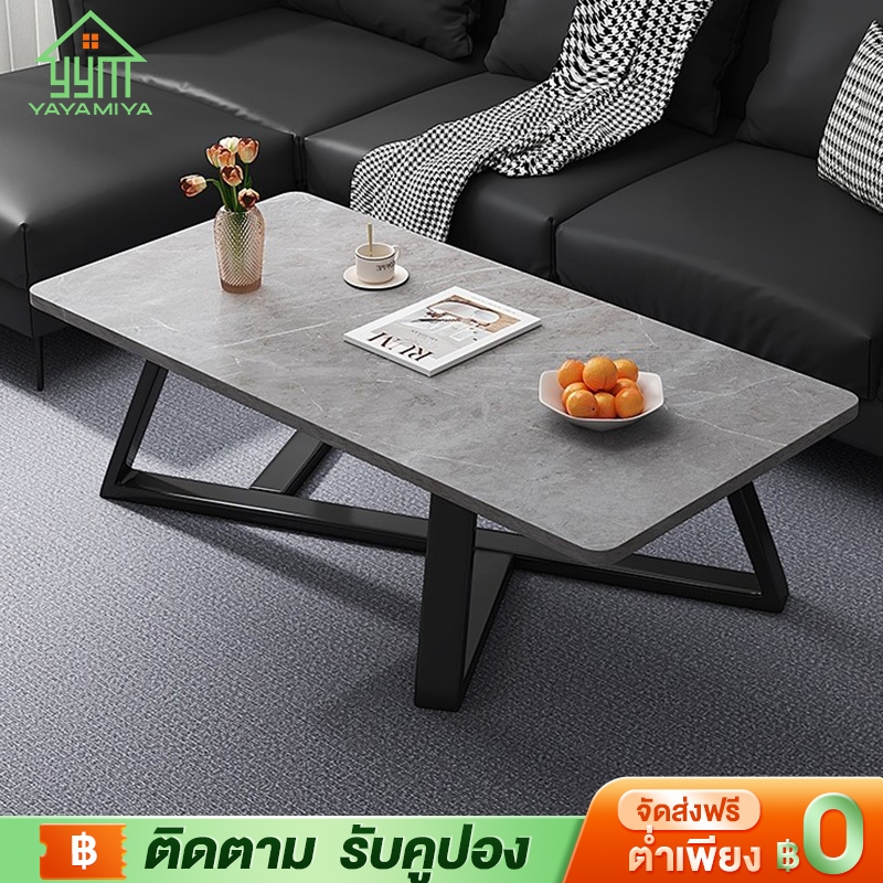 YYM☕โต๊ะข้างไฮเอนด์ 80/100/120CM โต๊ะกลางโซฟา โต๊ะข้างโซฟา โต๊ะกาแฟ ไลท์ลักชัวรี่โมเดิร์น ห้องนั่งเล