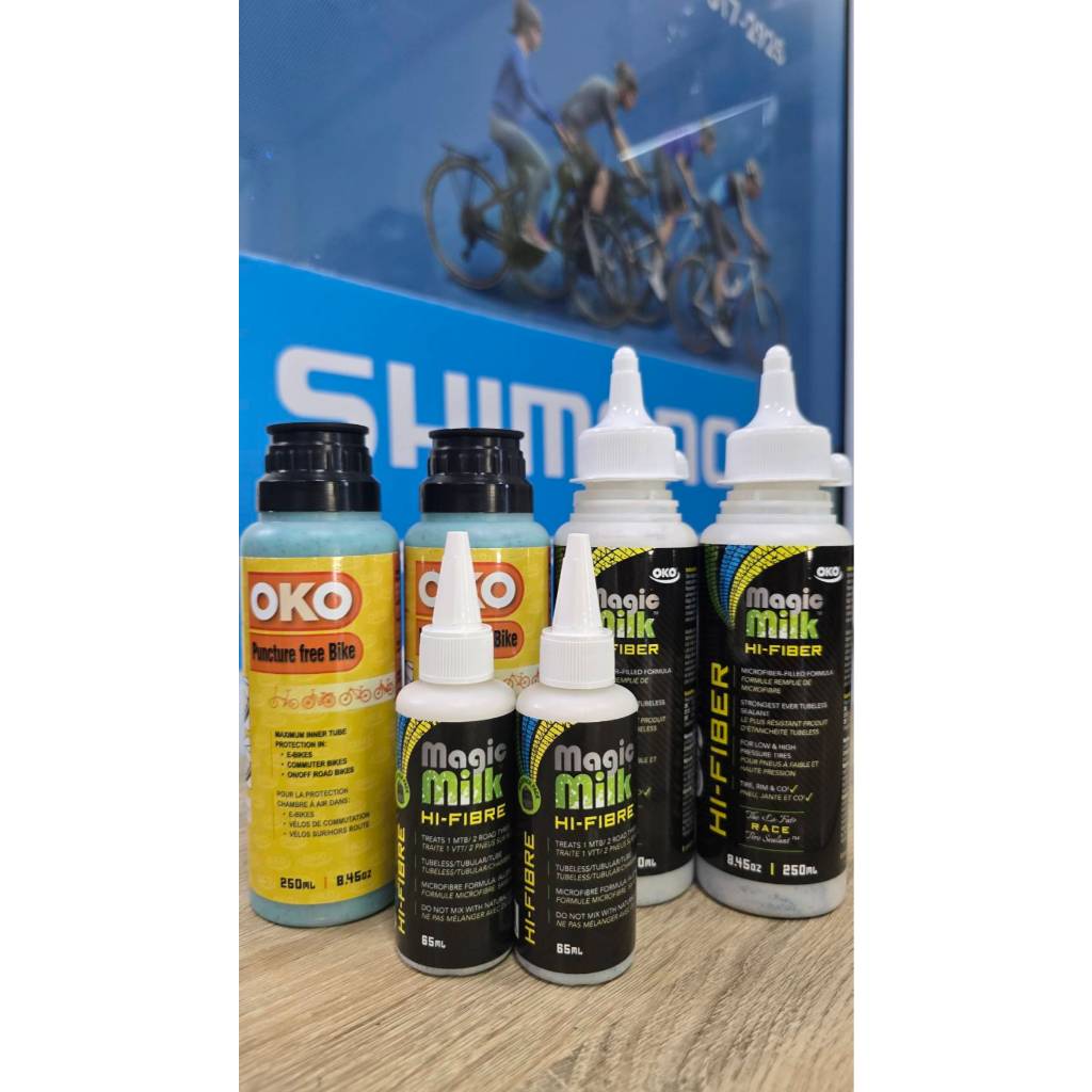 น้ำยาอุดยาง OKO Magic Milk ยางทูบเลส Tubless และอุดยางในธรรมดา และ TPU ⚡