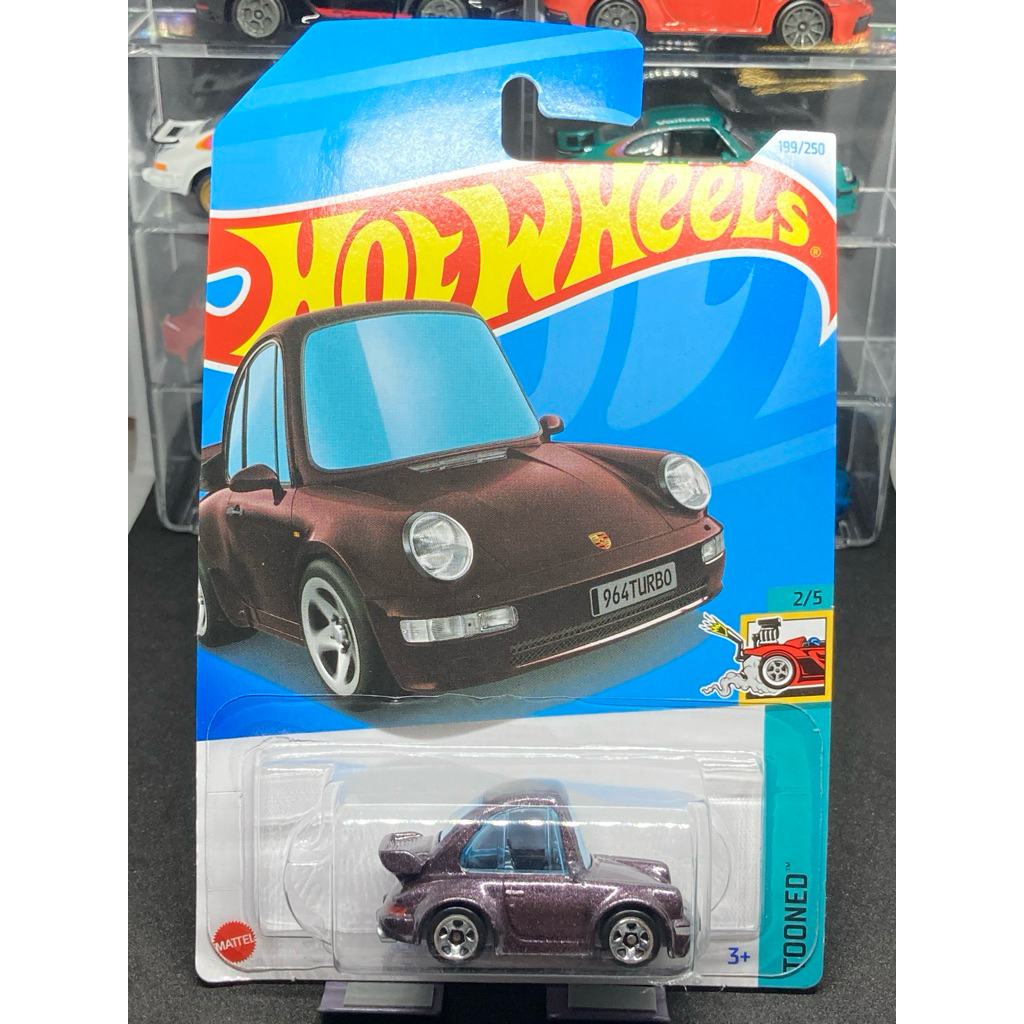 รถเหล็ก HotWheels PORSCHE 911 TURBO 3.6 (964)