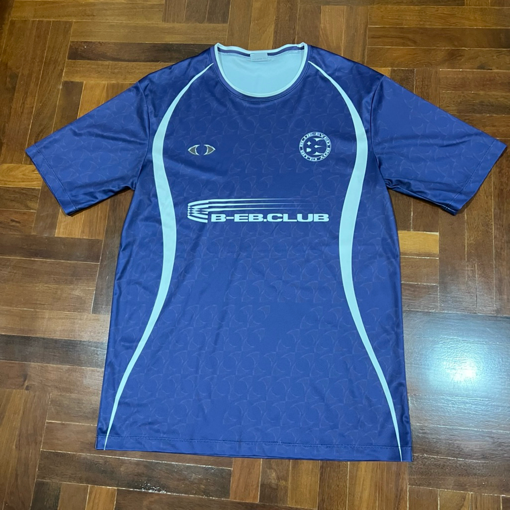 ส่งต่อ BEB CLUB JERSEY เสื้อยืดโอเวอร์ไซซ์สไตล์เสื้อบอล ไซซ์ S