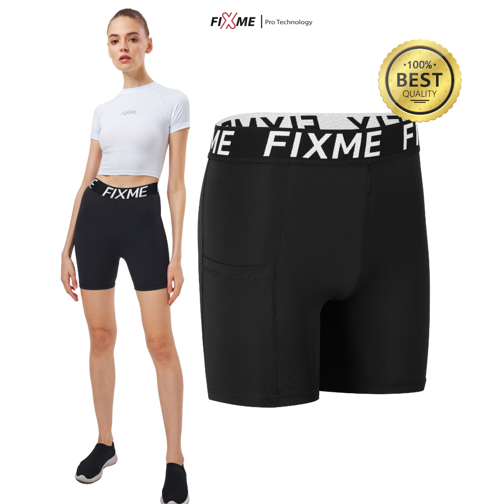 Lady กางเกงรัดกล้ามเนื้อขาสั้น  สำหรับนักกีฬาโดยเฉพาะ กางเกงฟิตเนส