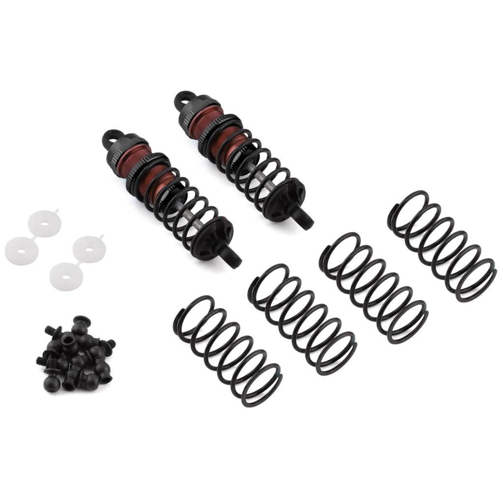 Yeah Racing Aluminum Big Bore Go 70mm Damper Set 2ต้น for 1/10 RC Offroad Buggy Black BBG-0070BK