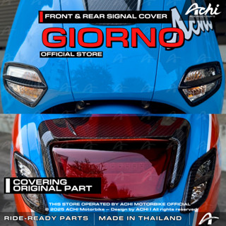 FRONT AND REAR SIGNAL COVER HONDA GIORNO+ 2024-2026 BY ACHI …