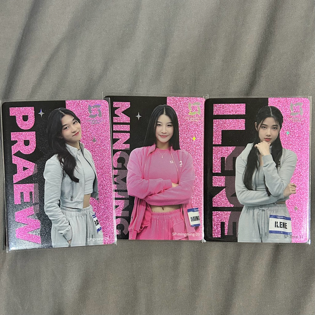การ์ด CHUANG ASIA 2024 SP V.2 Mindy Set [ilene, praew, mingming]