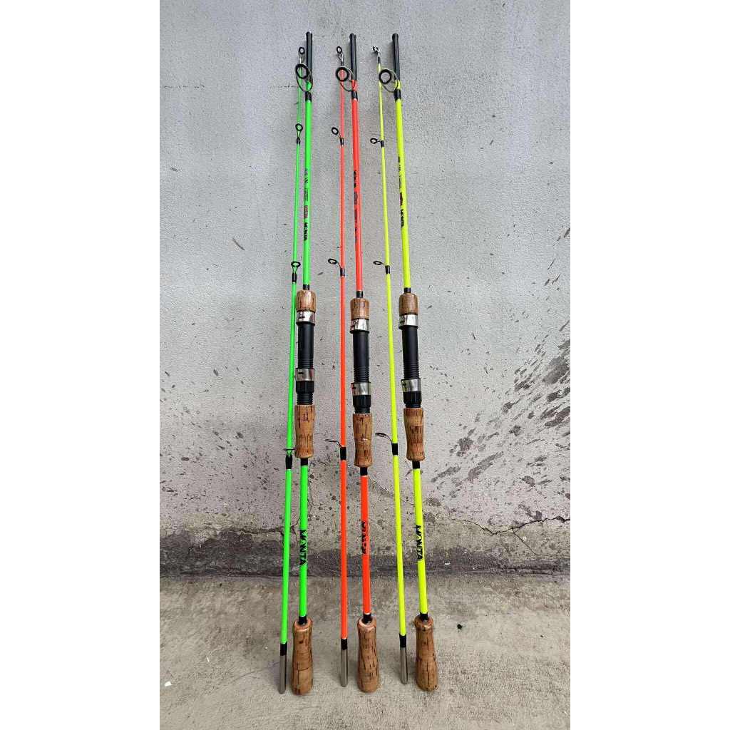 คันเบ็ด รุ่นแมนต้า นีออน  (MANTA NEON) เนื้อคันไฟเบอร์ตัน เวทคัน 80-150