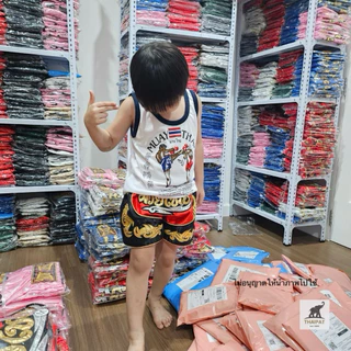 ส่งด่วน⚡️ TP015 เสื้อกล้ามมวยไทย เด็ก งานไทยผ้านิ่มใส่สบาย มีไซด์ให้เลือก