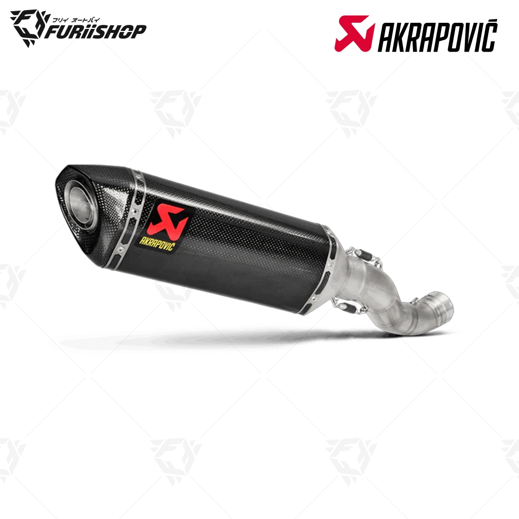 ท่อสูตร/ท่อแต่ง/ท่อไอเสีย Akrapovic Slip on Carbon : for Honda CB300R 2018-2024