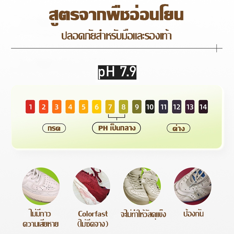 น้ำยาทำความสะอาดรองเท้า น้ำยาซักรองเท้า รูปที่ 5