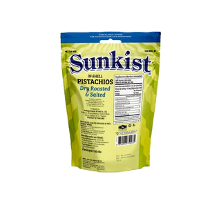 ซันคิสท์ พิสทาชิโออบเกลือ 150 ก. Sunkist Dry Roasted & Salted Pistachios 150 g.