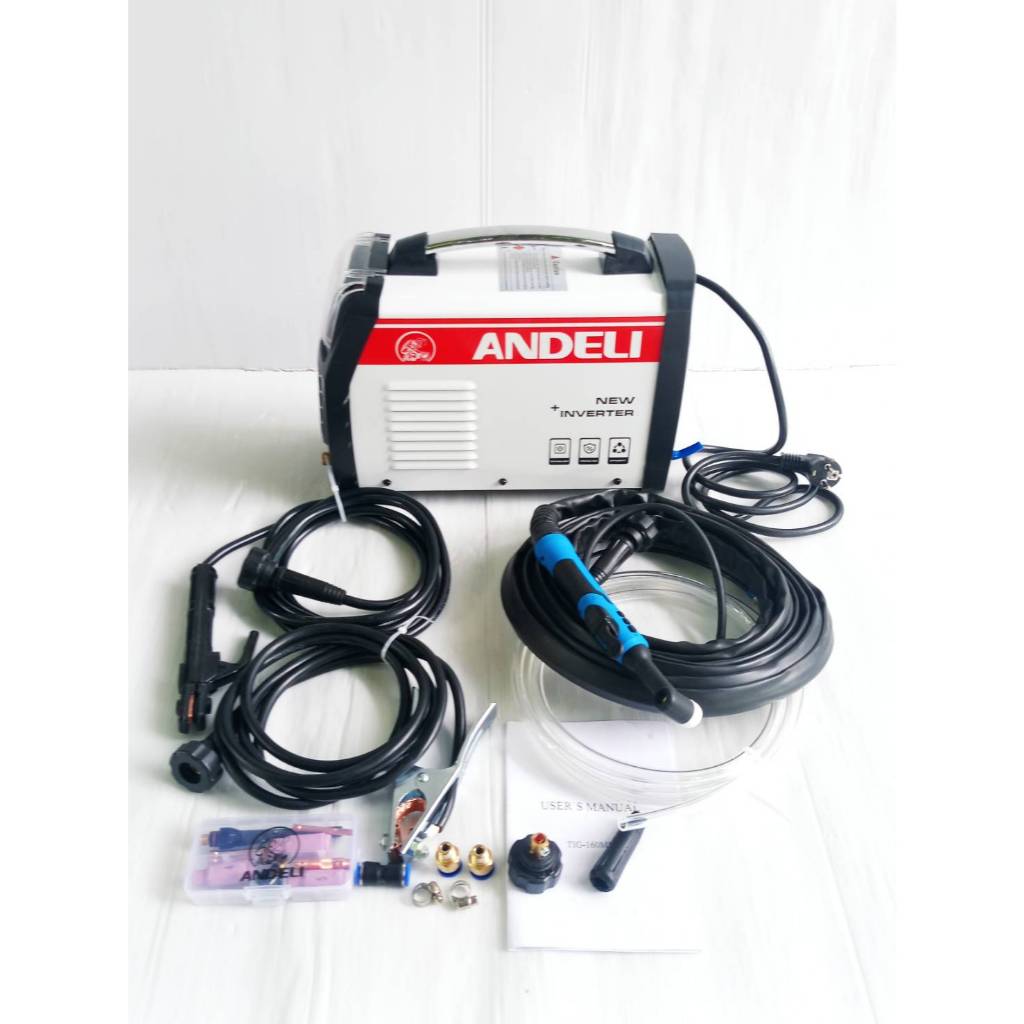 ANDELI ตู้เชื่อมอาร์กอน TIG-160MPC / 112-1002 ( ปรับไฟที่ด้ามเชื่อมได้ ) รับประกัน 2 ปี