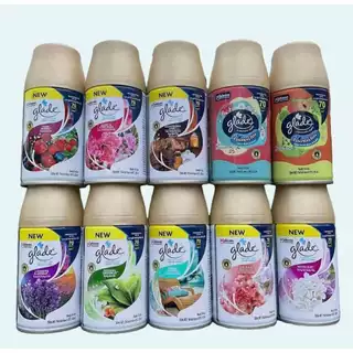 *พร้อมส่ง 10กลิ่น **glade outomatic sprey refill ขนาด175g. มีเรทส่งทักแชต
