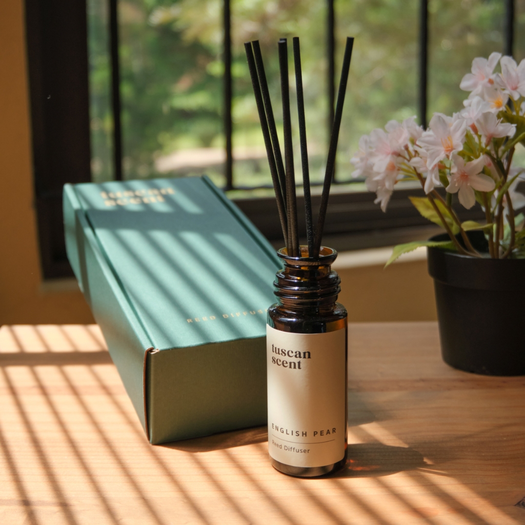 TUSCAN SCENT ORGANIC DIFFUSER ENGLISH PEAR 60 ml.