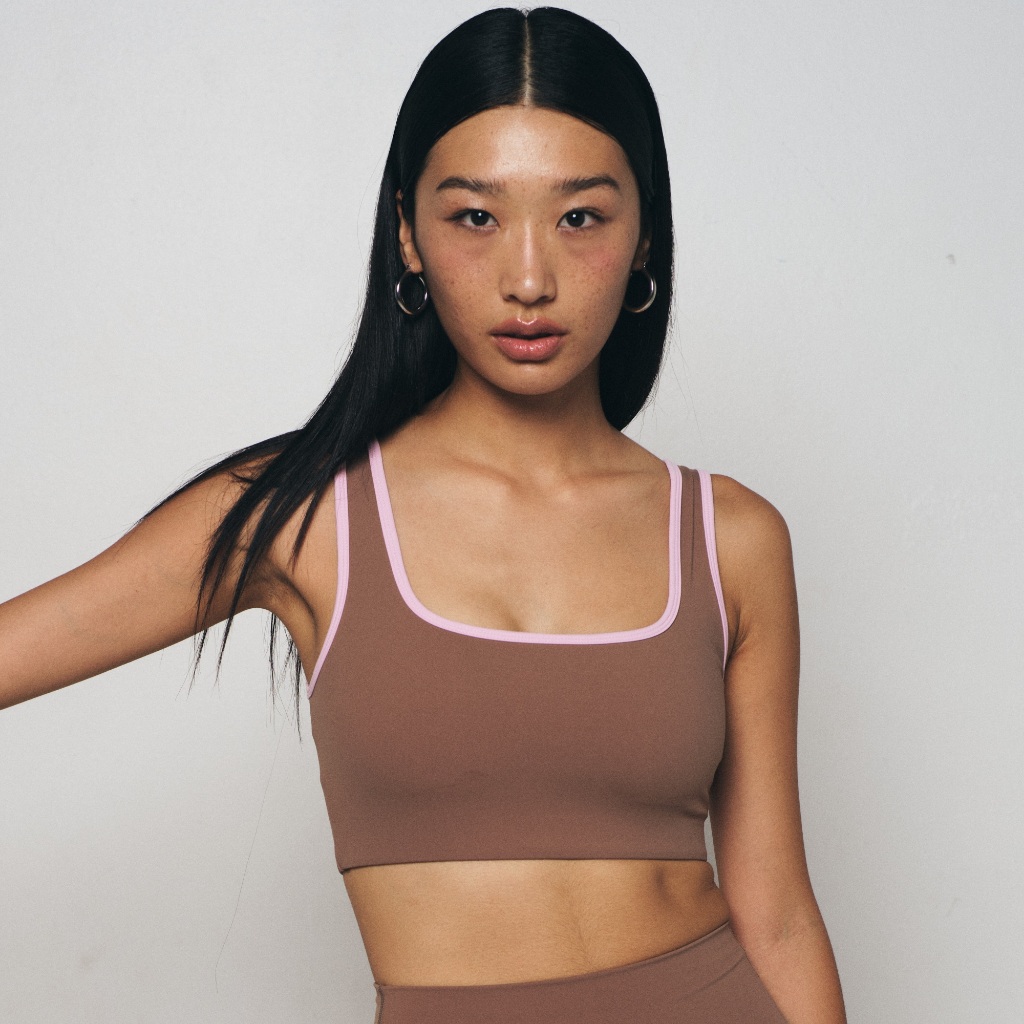 (พรี 15 Nov)Rolling Bra in Mocha Sundae (สปอร์ตบรา)