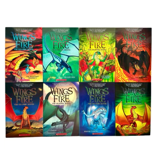 Wings of Fire The Graphic English Novels 1-8 Books Collection By Tui T. Sutherland - Ages 8-12 - Paperback