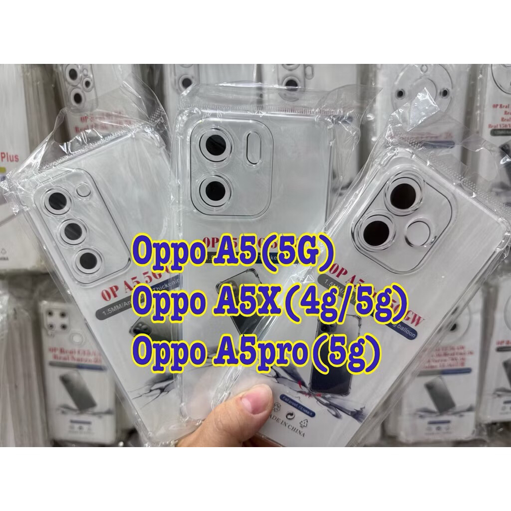 🥰พร้​อมส่งใน🇹🇭🥰เคสใสกันกระแทกคลุมกล้อง For Oppo A5/Oppo A5X/Oppo A5pro