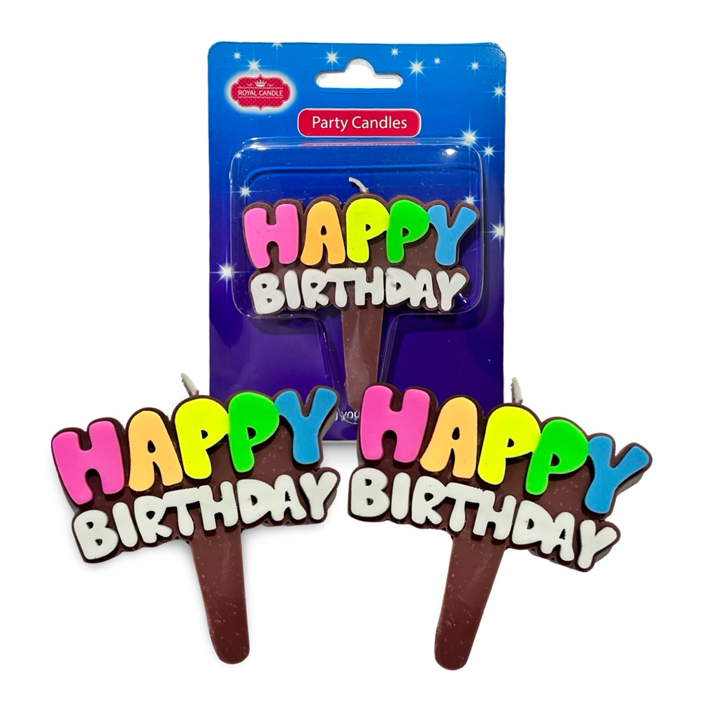 Birthday candle เทียนวันเกิด B001 บรรจุ 10 ชิ้น รูปที่ 3