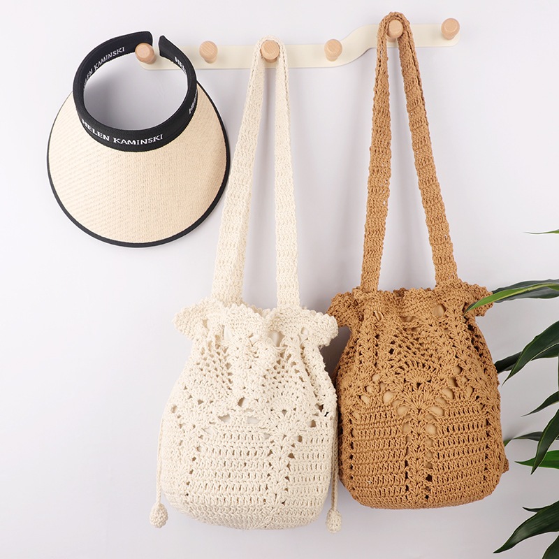 พร้อมส่ง 2 สี กระเป๋าถัก งานถักลายน่ารัก ถักลาย มีซับใน งานถักสวย P368 ราคา ถูกที่สุด ดีลบีเคเค รูปภาพหลัก