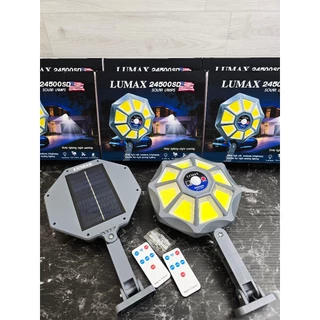 โคมไฟโซลาร์เซลล์ LUMAX 24500sd ซื้อ1แถม1 หลอด ไฟพกพา ไฟฉุกเฉิน ไฟหลอดตุ้มหลอด ไฟให้แสงสว่าง Solar Light โคมไฟ